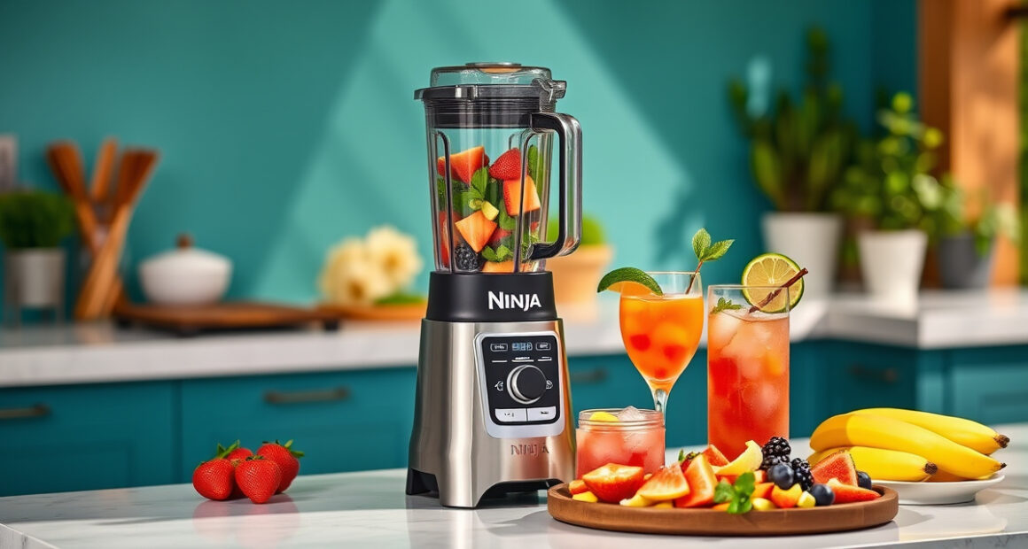 Perfect Summer Smoothie with Ninja BC151EM Blast Portable Blender