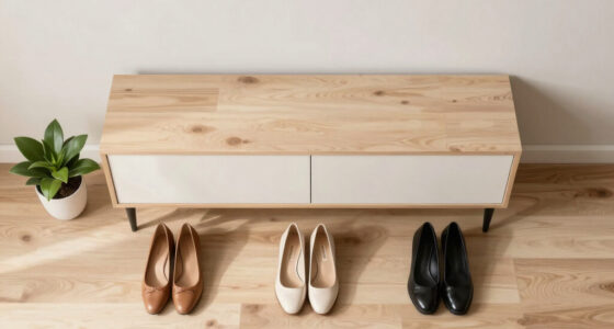 This Stylish Shoe Cabinet Transforms Narrow Entryways (It Can Hold Up To 30 Pairs!)