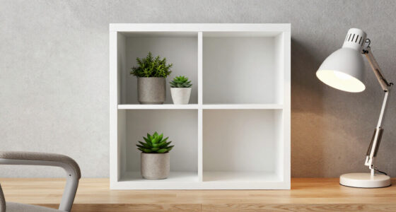 A Renter-Friendly Wall And IKEA BILLY Created A Moody Office