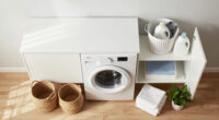 A Laundry Room Was An Eyesore Until IKEA Cabinets Gave It An Organized Redo