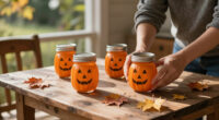 Dollar Tree Just Brought Back Its Viral Pumpkin Mason Jars