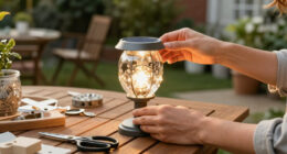Ditch Boring Solar Lights: Upgrade Them With A Glamorous Dollar Tree DIY