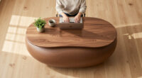 Don't Put Your Desk Against The Wall — This 'Bean Desk' Is How The Design Crowd Is Making The Most Of Their Small-ish Spaces