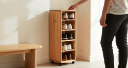 Dunelm’s Rotating Shoe Storage Is 30% Off – And Its Clever Design Doubles Your Hallway Storage