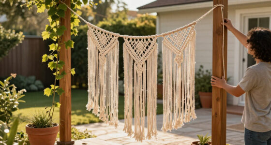 Skip Traditional Fences: Add Privacy To Your Yard With This Boho-Inspired Idea