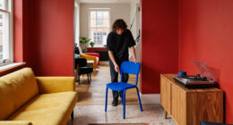 This Narrow Camden Townhouse Used To Be A Record Store — Color Has Now Transformed It, Especially In The "Atmospheric" Basement
