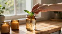 Watch Your Roots Flourish: How Empty Candle Jars Make The Perfect Pretty Propagation Station